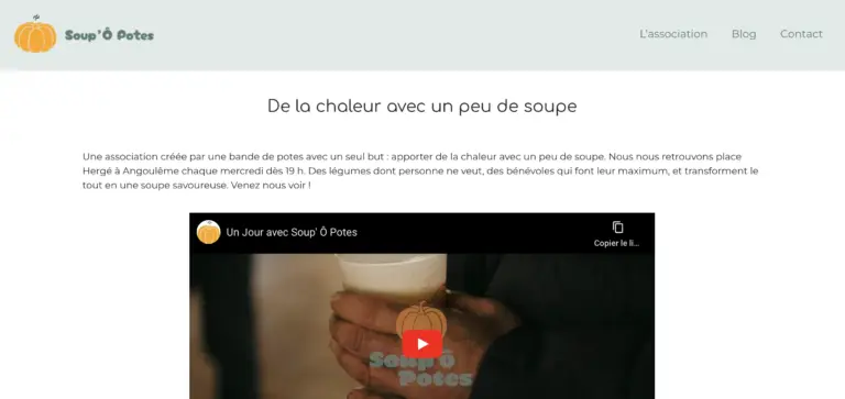 preview site internet soupopotes